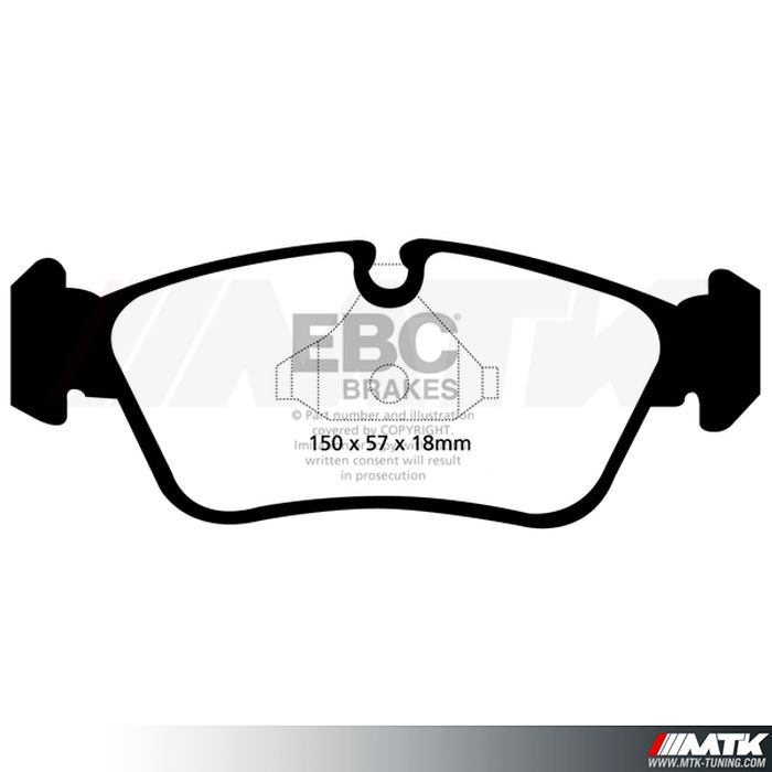 Plaquettes avant EBC Brakes Bmw Serie 3 E90