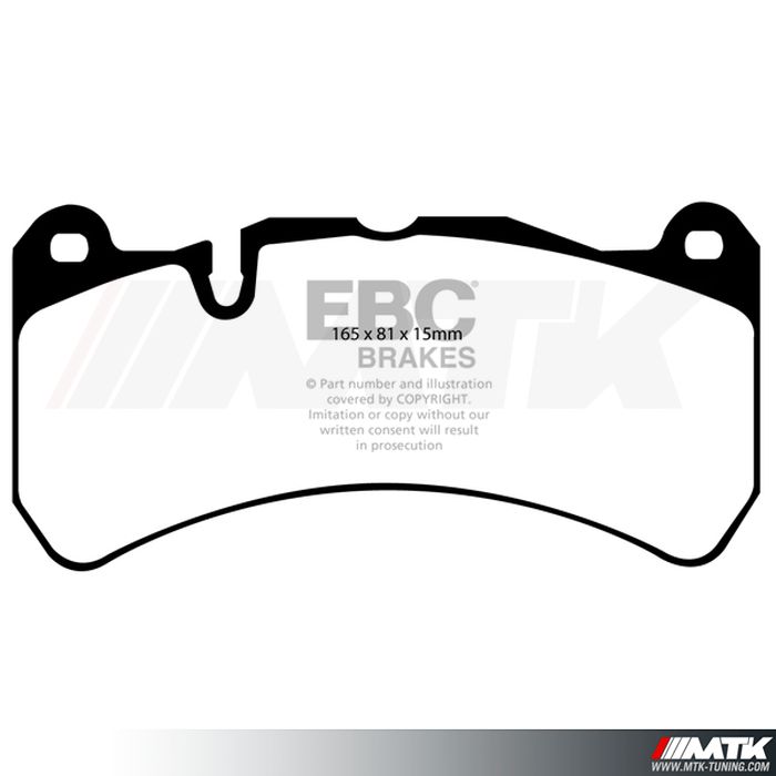 Plaquettes avant EBC Brakes Mercedes-Benz SLK 55 AMG R171