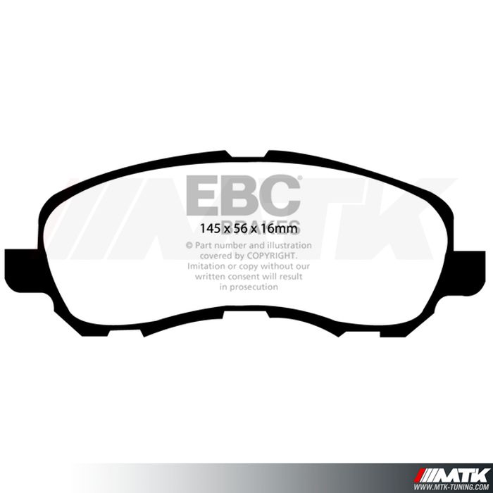 Plaquettes avant EBC Brakes Dodge Caliber