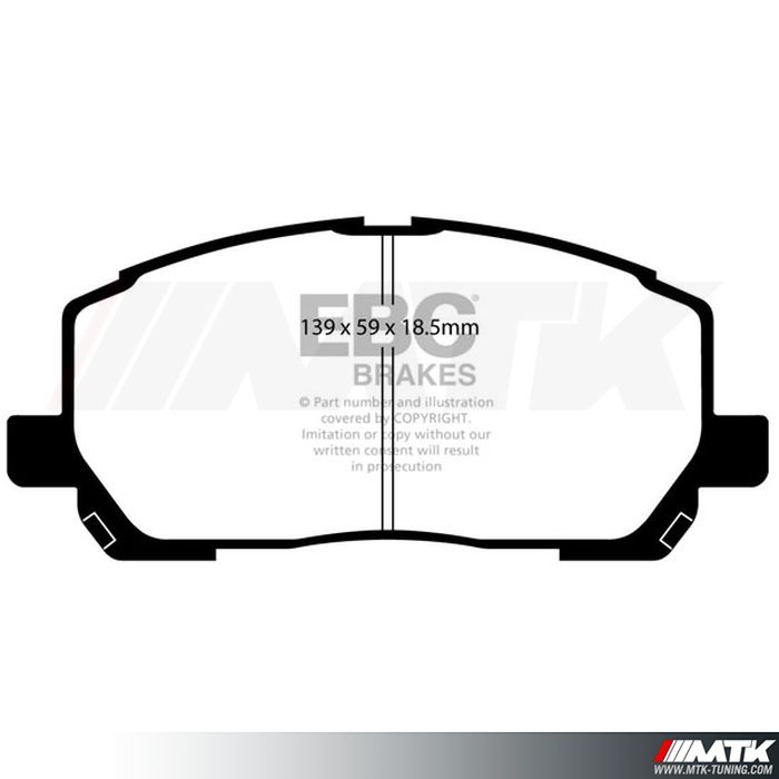 Plaquettes avant EBC Brakes Lexus RX300