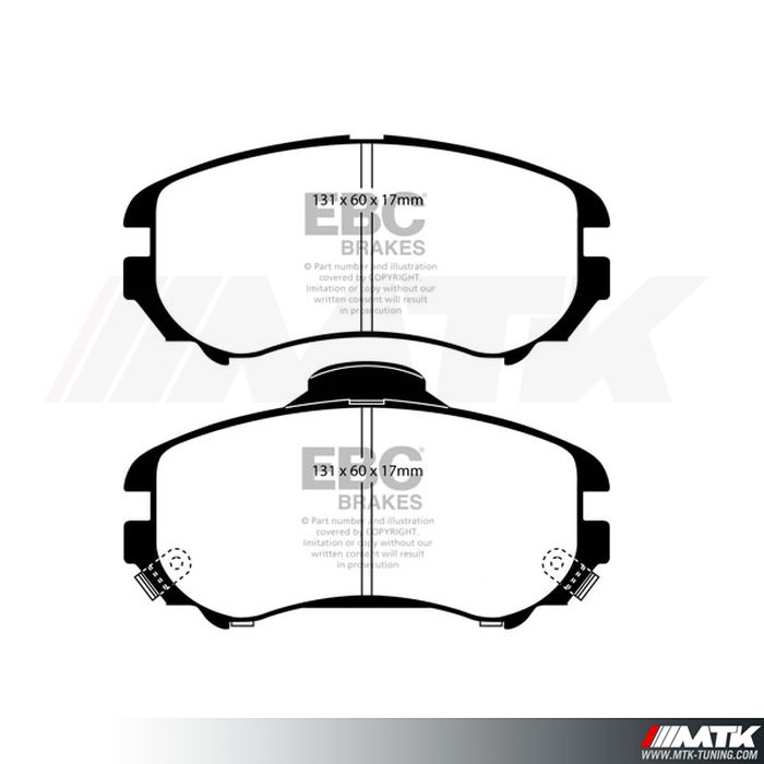 Plaquettes avant EBC Brakes Kia Soul