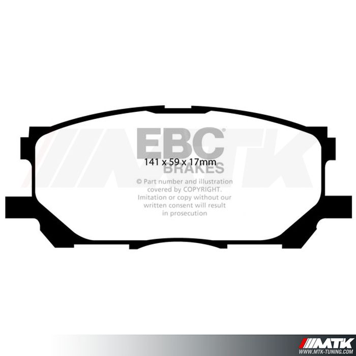 Plaquettes avant EBC Brakes Lexus RX400h