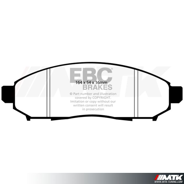 Plaquettes avant EBC Brakes Nissan Pathfinder