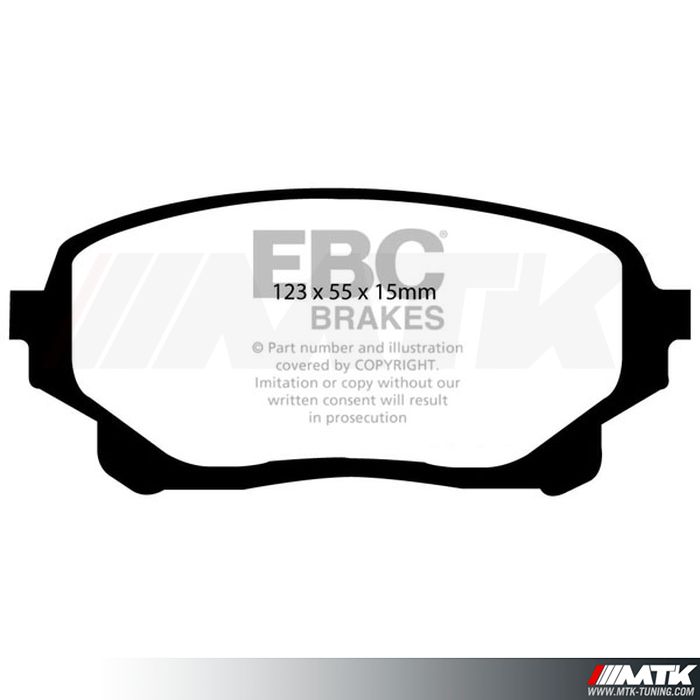 Plaquettes avant EBC Brakes Suzuki Grand Vitara