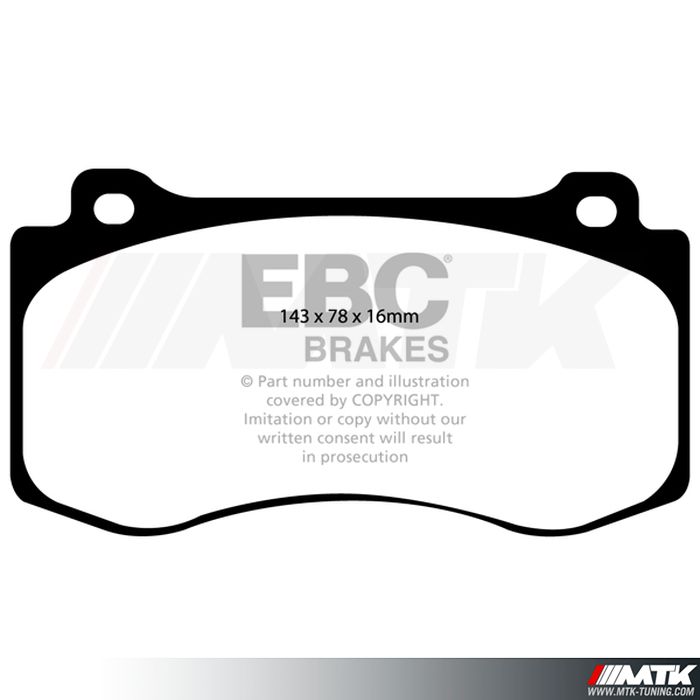 Plaquettes avant EBC Brakes Jeep Grand Cherokee