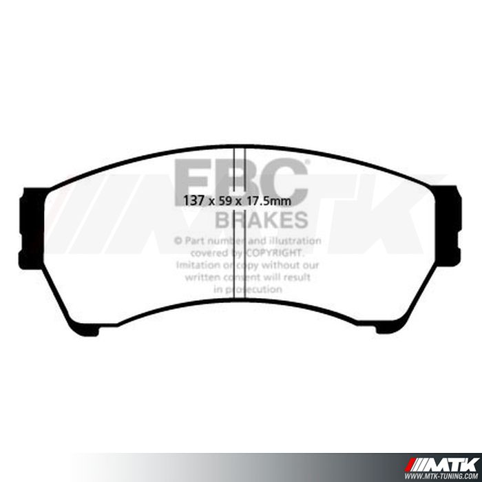 Plaquettes avant EBC Brakes Mazda 6