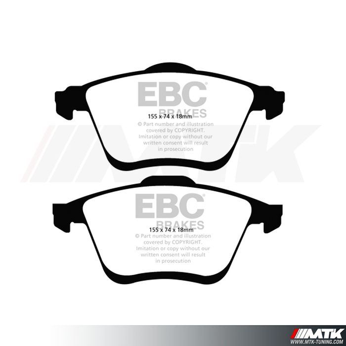 Plaquettes avant EBC Brakes Mazda 6 MPS