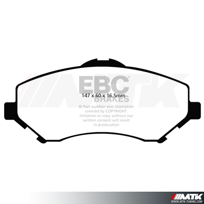 Plaquettes avant EBC Brakes Dodge Journey