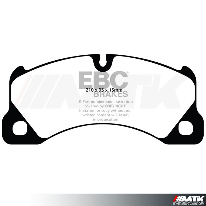 Plaquettes avant EBC Brakes Volkswagen Touareg