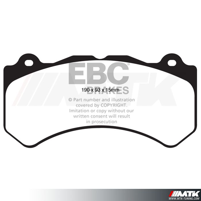 Plaquettes avant EBC Brakes Chevrolet Corvette C7