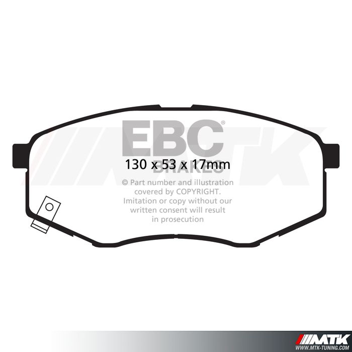 Plaquettes avant EBC Brakes Hyundai iX20