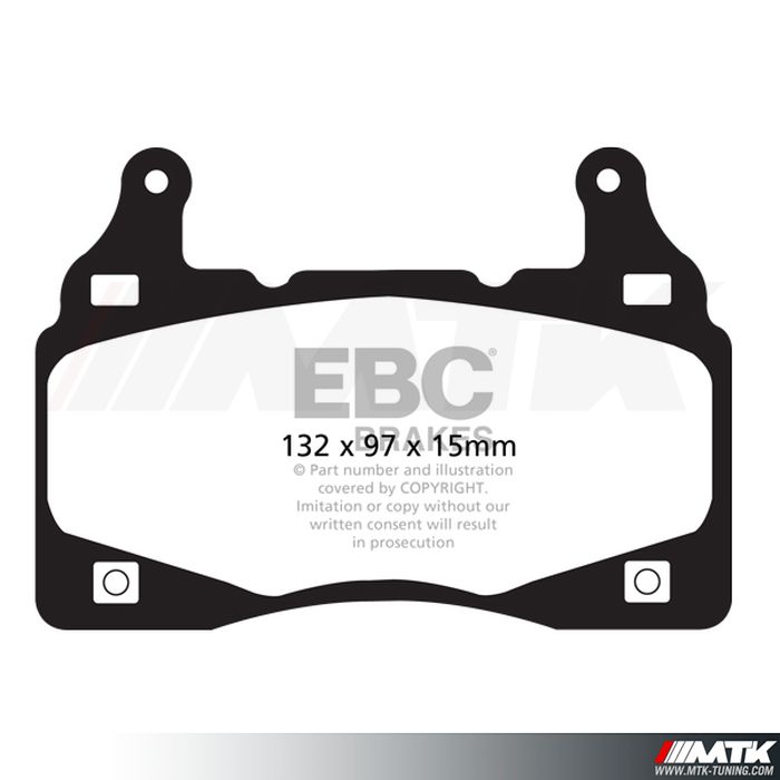 Plaquettes avant EBC Brakes Chevrolet Camaro 5