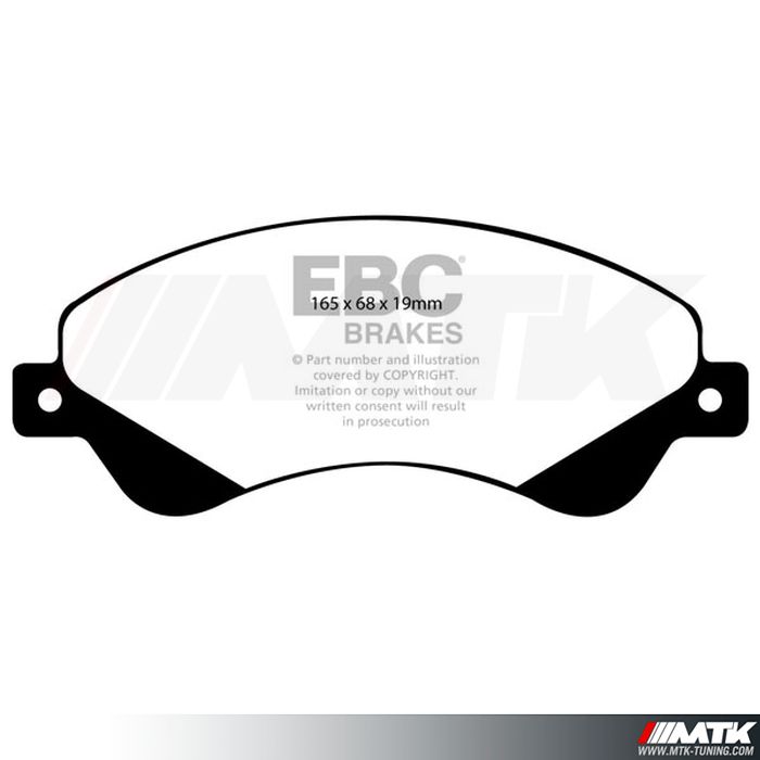 Plaquettes avant EBC Brakes Ford Tourneo