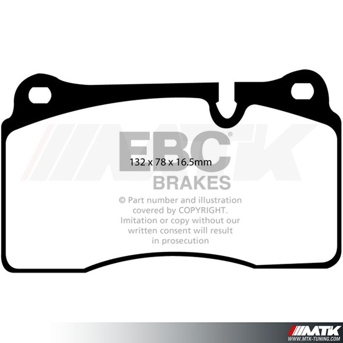 Plaquettes avant EBC Brakes Land Rover Range Rover Sport (L320)