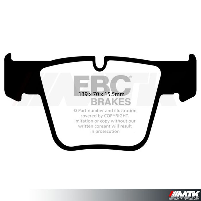 Plaquettes avant EBC Brakes Mercedes-Benz CL C216