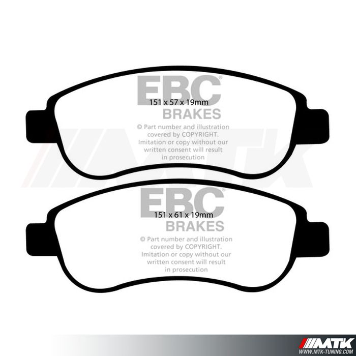 Plaquettes avant EBC Brakes Honda CR-V 4