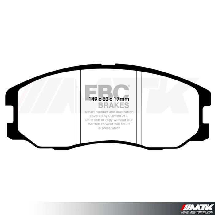 Plaquettes avant EBC Brakes Chevrolet Captiva