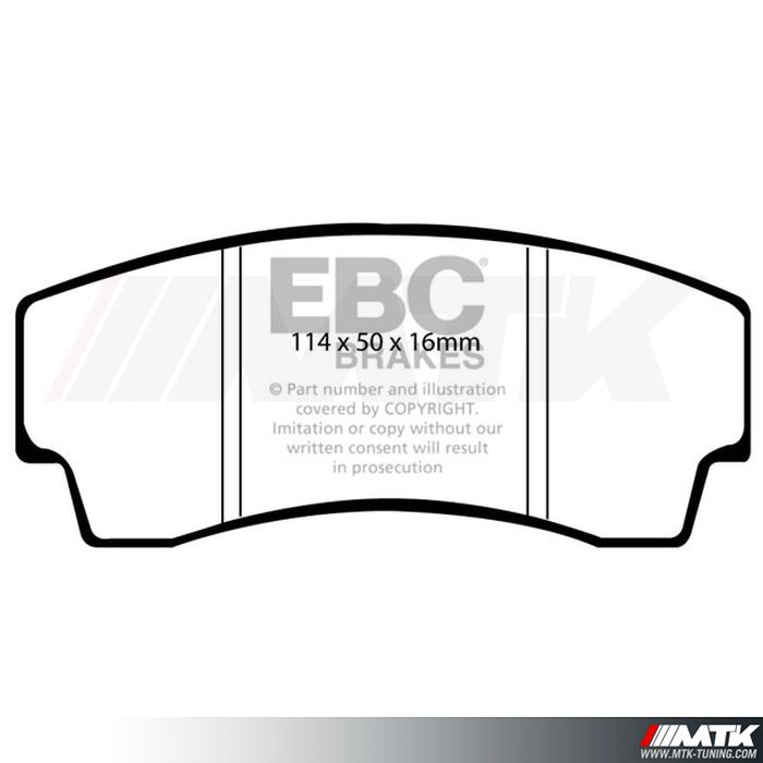 Plaquettes arrière EBC Brakes Bmw X6 M F86