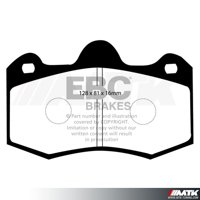 Plaquettes avant EBC Brakes Renault Clio 2