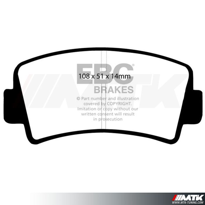 Plaquettes avant EBC Brakes Mazda RX7