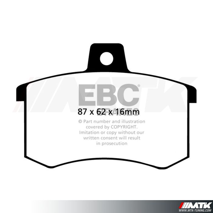 Plaquettes arrière EBC Brakes Audi A8 (D2/4D)