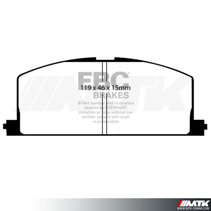 Plaquettes avant EBC Brakes Toyota Corolla