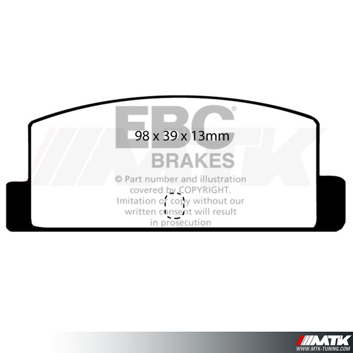 Plaquettes arrière EBC Brakes Mazda RX7