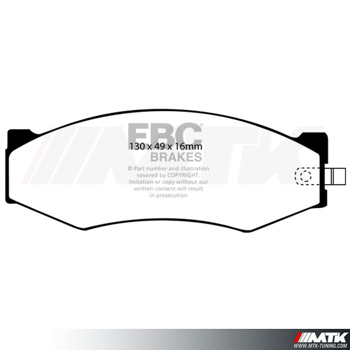 Plaquettes avant EBC Brakes Nissan 300ZX