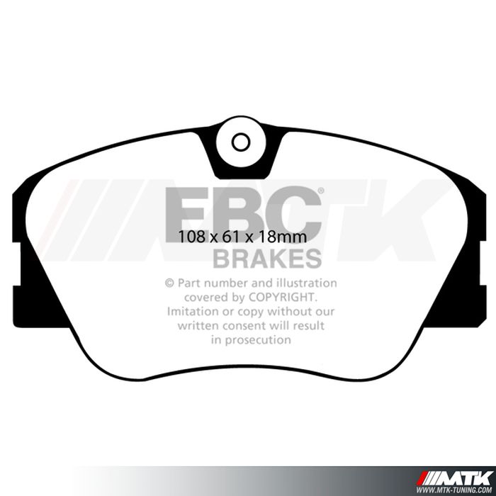 Plaquettes avant EBC Brakes Mercedes-Benz Classe E W124