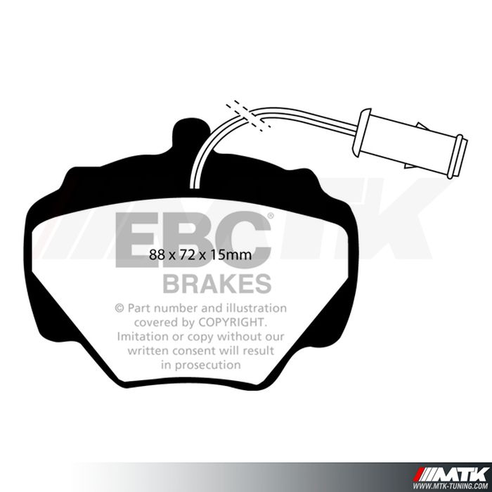 Plaquettes arrière EBC Brakes Land Rover Discovery 1