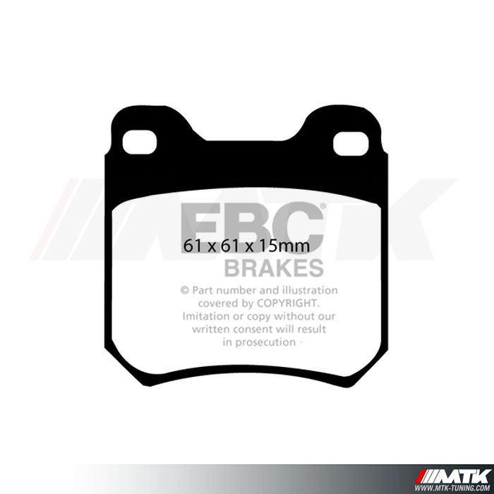 Plaquettes arrière EBC Brakes Saab 9-5