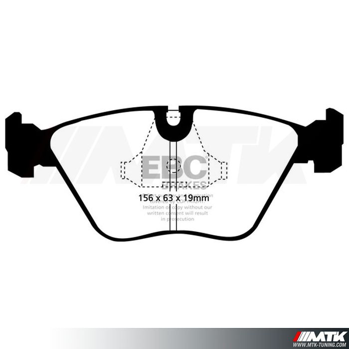 Plaquettes avant EBC Brakes Bmw Z3 M