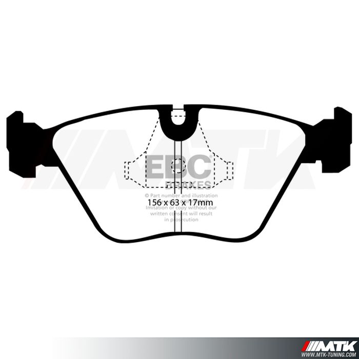 Plaquettes avant EBC Brakes Jaguar XK8