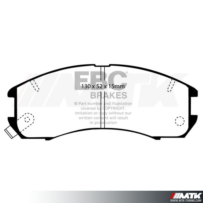 Plaquettes avant EBC Brakes Ford Probe