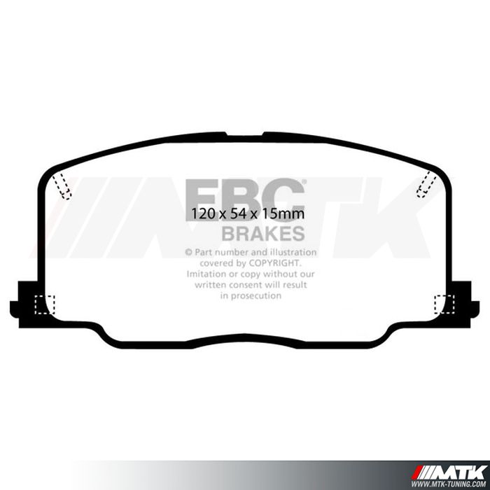 Plaquettes avant EBC Brakes Toyota Celica ST185