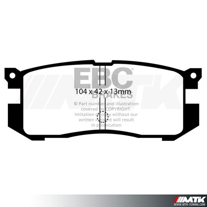 Plaquettes arrière EBC Brakes Ford Probe