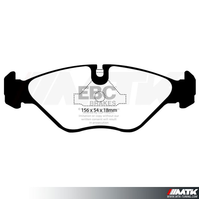 Plaquettes avant EBC Brakes Saab 9000