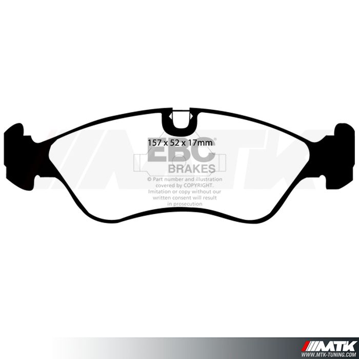 Plaquettes avant EBC Brakes Daewoo Espero