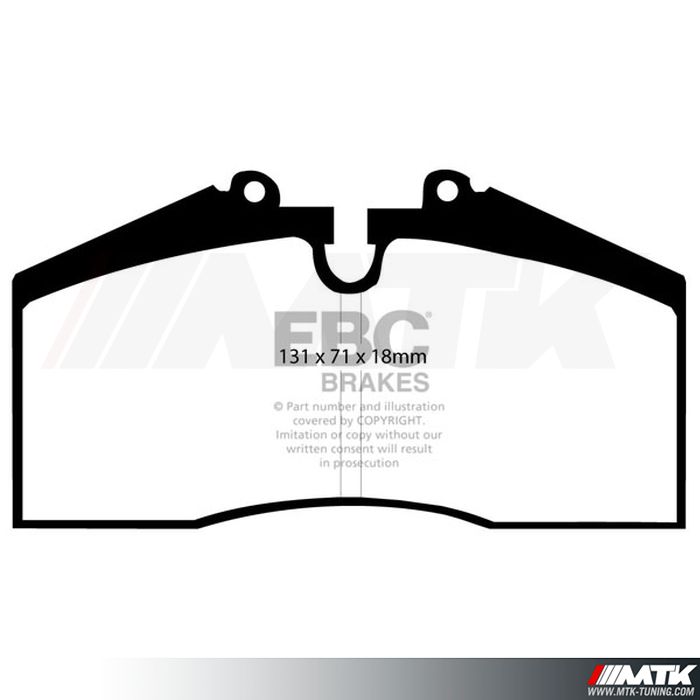 Plaquettes arrière EBC Brakes Porsche 911 type 993