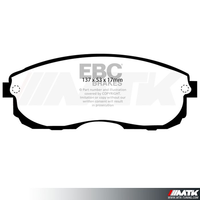 Plaquettes avant EBC Brakes Nissan 200SX S13