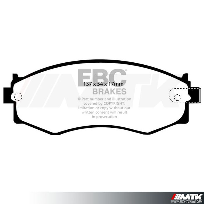 Plaquettes avant EBC Brakes Nissan 200SX