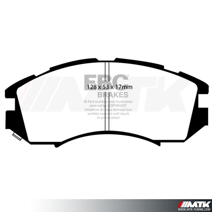 Plaquettes avant EBC Brakes Subaru Impreza