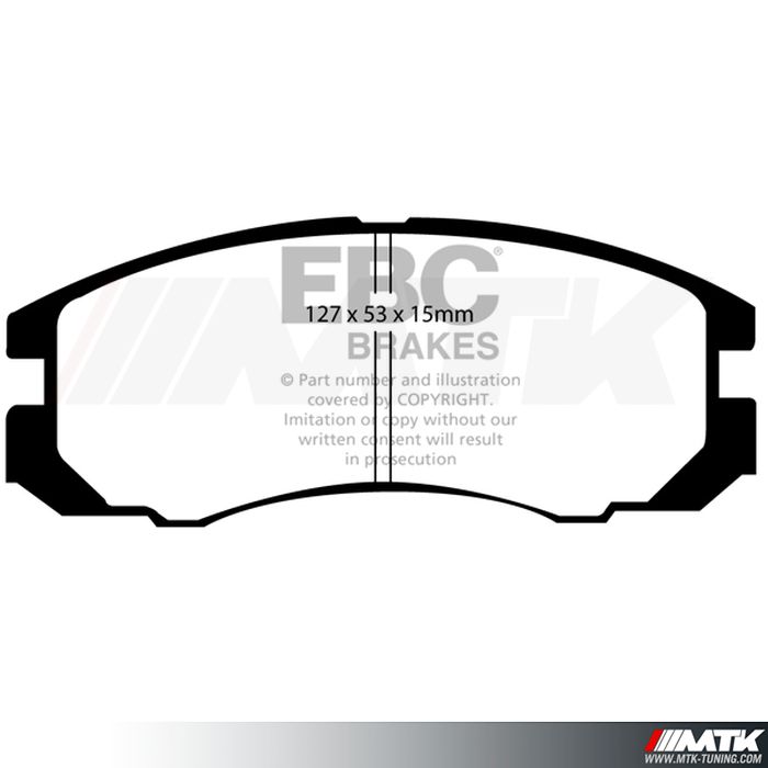 Plaquettes avant EBC Brakes Toyota Celica ST