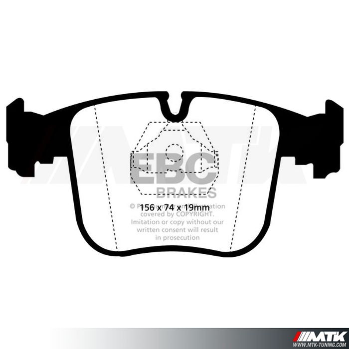 Plaquettes avant EBC Brakes Bmw Serie 8 E31