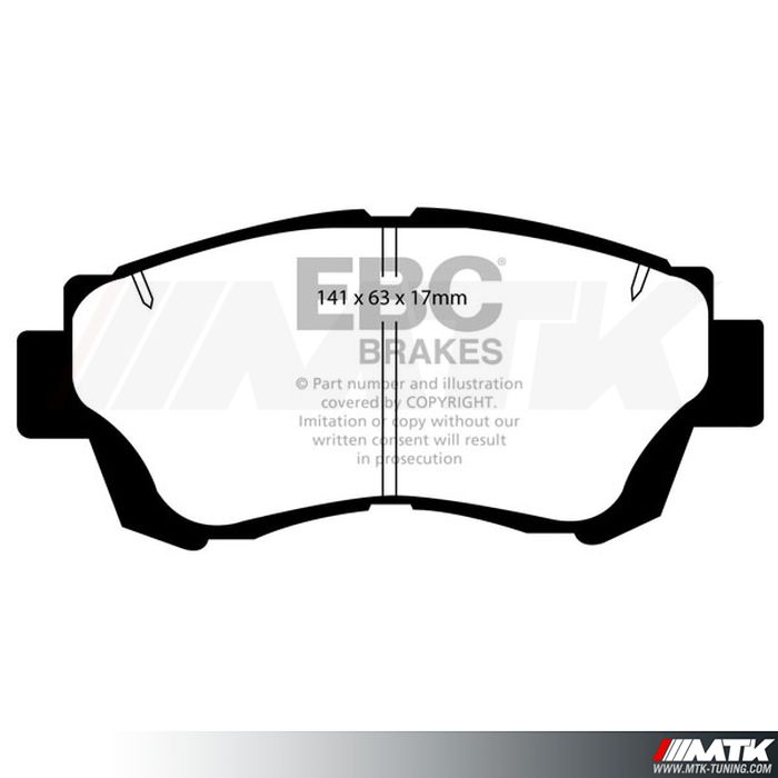 Plaquettes avant EBC Brakes Toyota Celica ST