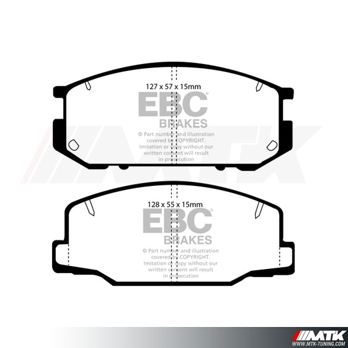 Plaquettes avant EBC Brakes Toyota Celica Supra