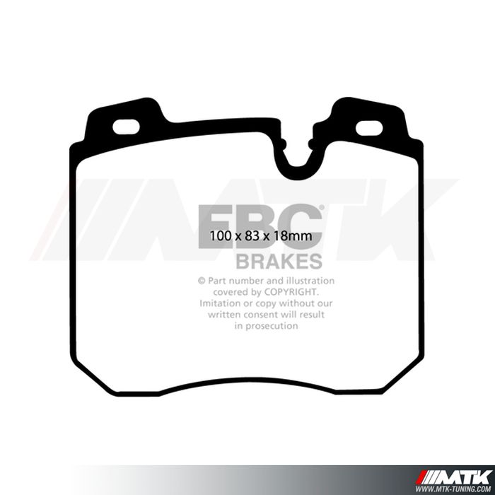 Plaquettes avant EBC Brakes Bmw Serie 8 E31