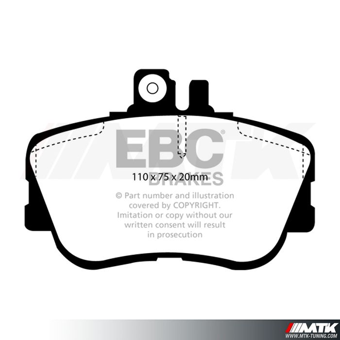 Plaquettes avant EBC Brakes Mercedes-Benz Classe C W202