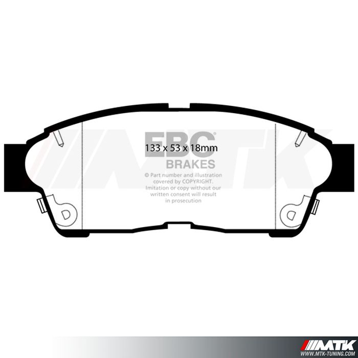 Plaquettes avant EBC Brakes Toyota Celica AT