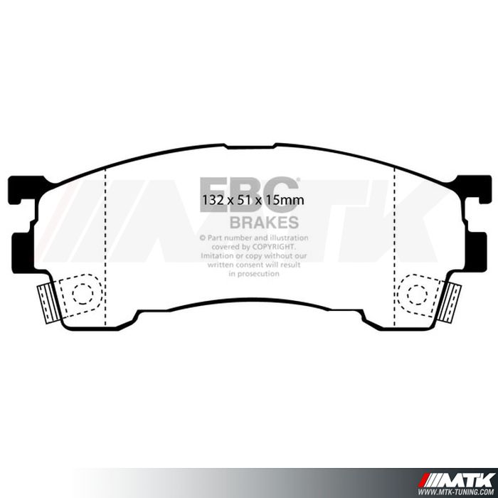 Plaquettes avant EBC Brakes Ford Probe